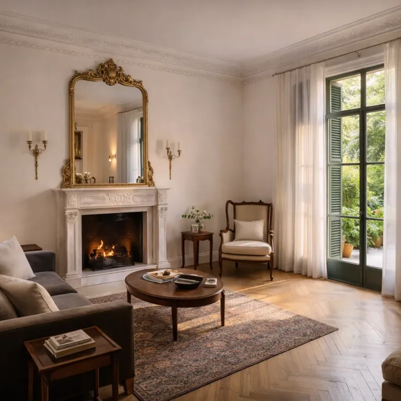 Living room — Garden townhouse in Kifisia