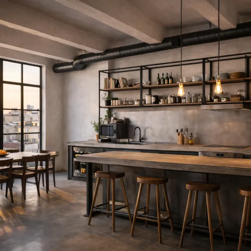 Kitchen — Loft in Kolonaki
