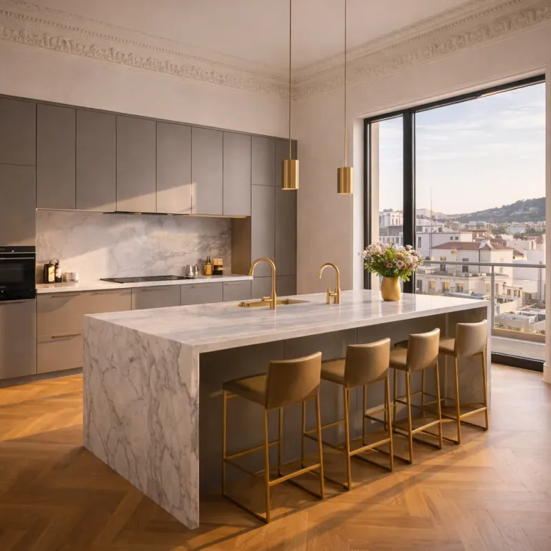 Kitchen — Penthouse with Acropolis views