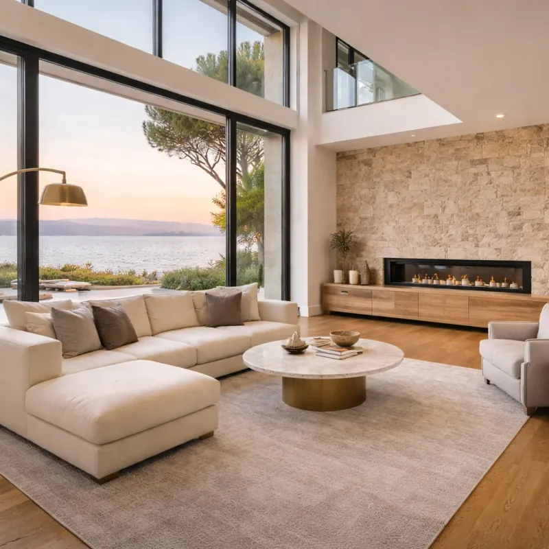 Living room — Seaside estate