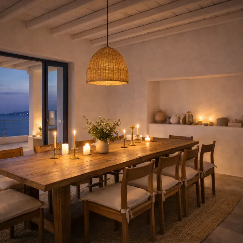 Dining room — Villa Aegean Sunset