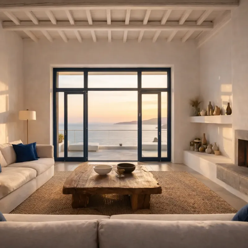 Living room — Villa Aegean Sunset